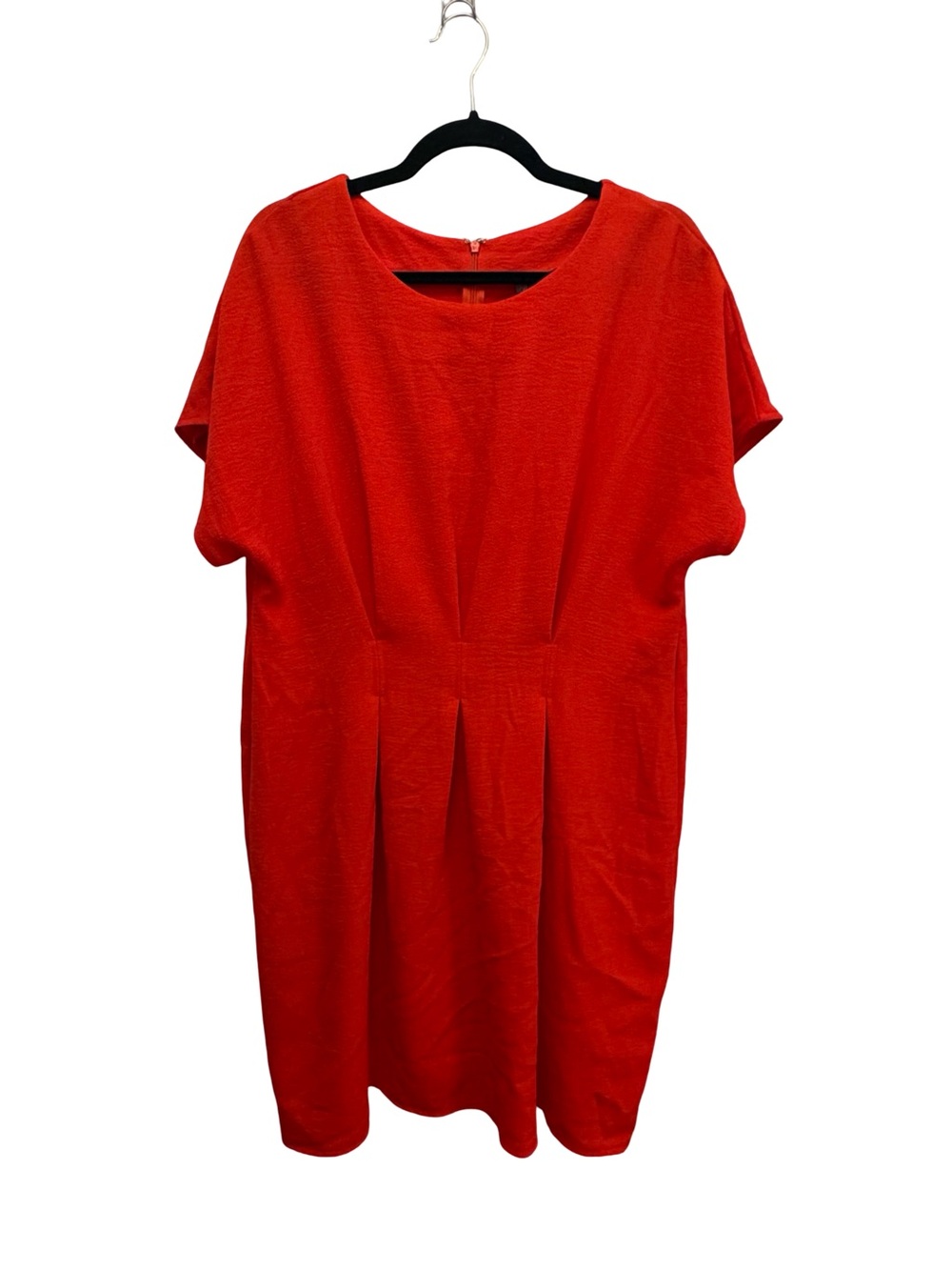 ASOS Red Shift Dress Women’s Short Sleeve Dress Size 14 - Picture 2 of 8